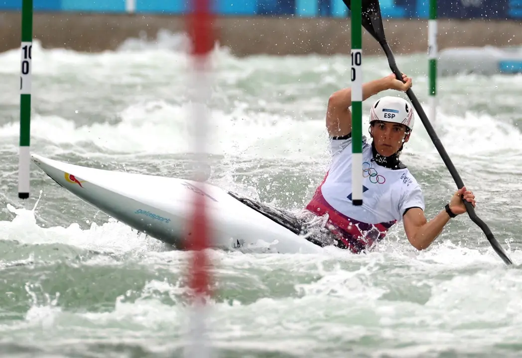 La espa&ntilde;ola Maialen Chourraut, triple medallista ol&iacute;mpica. EFE/EPA/ALI HAIDER