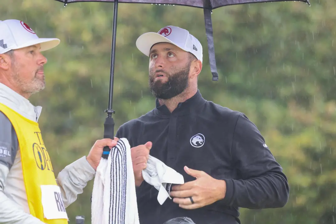 El espa&ntilde;ol Jon Rahm se prepara para el torneo masculino de golf de los Juegos Ol&iacute;mpicos de Par&iacute;s 2024EFE/EPA/ROBERT PERRY/Archivo