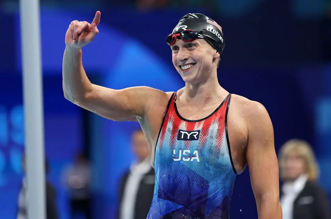 La estadounidense Katie Ledecky en la nadadora con m&aacute;s medallas de oro en la historia de los Juegos Ol&iacute;mpicos EFE/EPA/RITCHIE B. TONGO