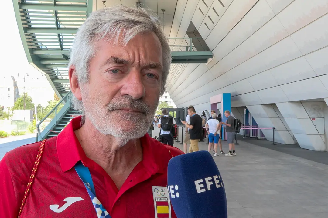 Fernando Carpena, presidente de RFEN Aquatics, diseccion&oacute; este domingo con EFE la participaci&oacute;n de sus deportistas en los JJOO Par&iacute;s 2024. EFE/Enrique del Viso