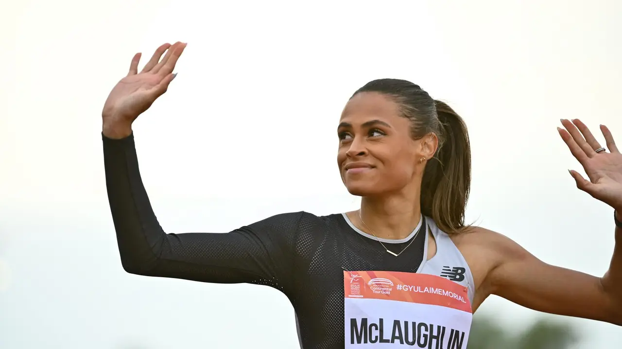 Imagen de archivo de la campeona ol&iacute;mpica Sydney McLaughlin. EFE/EPA/Tamas Vasvari/Solo uso editorial