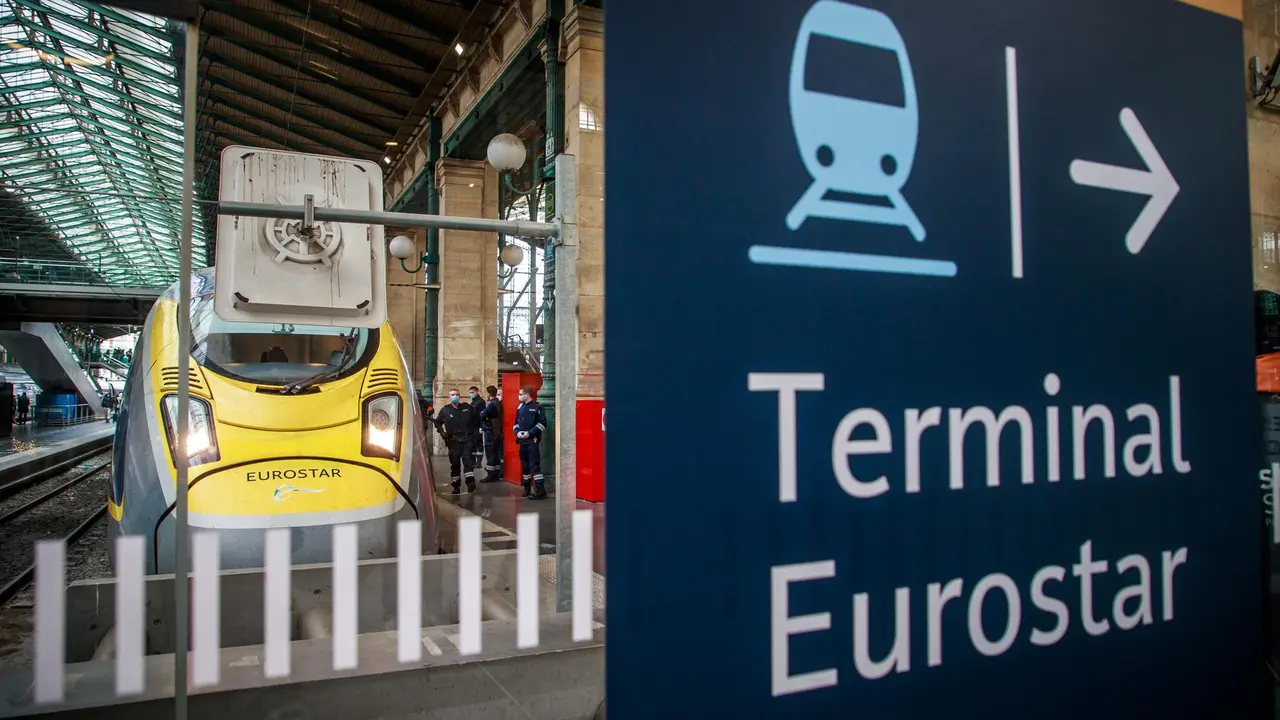 Terminal en Gare du Nord en Paris. EFE/EPA/CHRISTOPHE PETIT TESSON