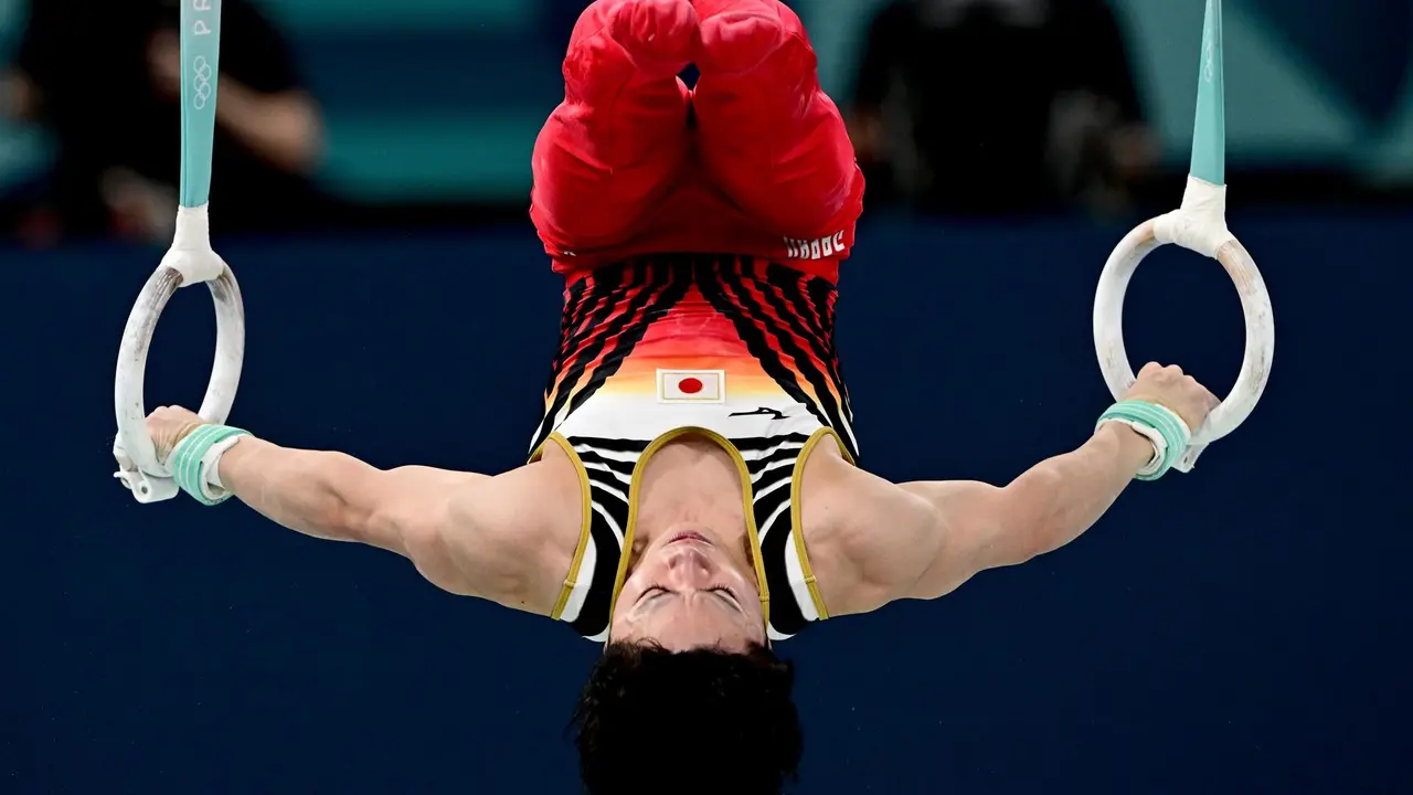 Shinnosuke Oka, de Jap&oacute;n, en el Bercy Arena en Par&iacute;s, Francia. EFE/EPA/CHRISTIAN BRUNA
