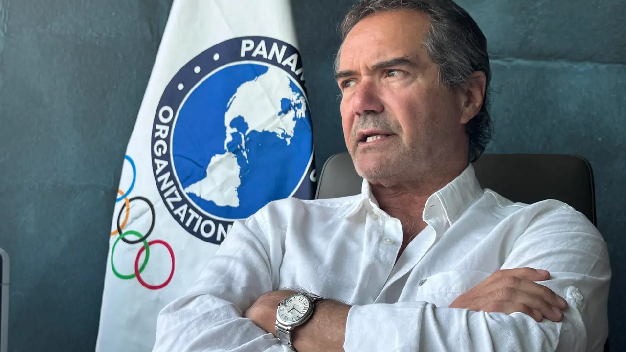 Fotograf&iacute;a cedida por Panam Sports de su presidente, Neven Ilic, durante una entrevista con EFE este viernes, desde Santiago (Chile). EFE/ Panam Sports / Solo uso editorial